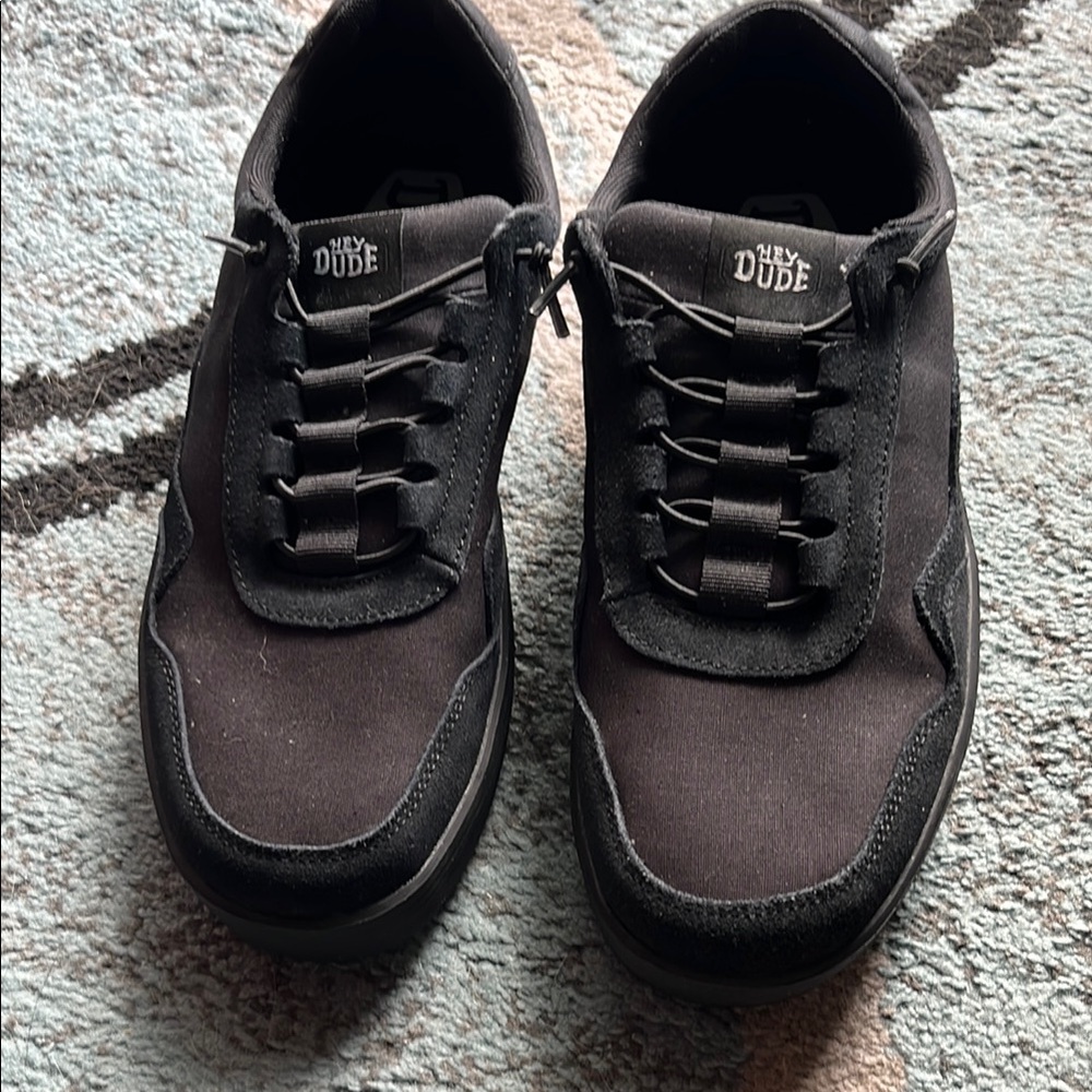 Hey Dude Men's Black Casual Shoes